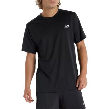 New Balance T-shirt Korte Mouw  MT51801BK