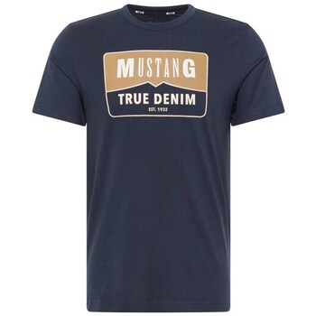 Mustang T-shirt Korte Mouw  Alex C Print