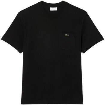 Lacoste T-shirt  Chest Pocket Cotton T-Shirt Black