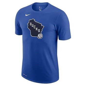 Nike T-shirt Korte Mouw  Nba Milwaukee Bucks City Edition Logo Dri-fit