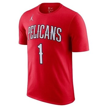 Nike T-shirt Korte Mouw  Nba New Orleans Pelicans Zion Williamson Statement Edition