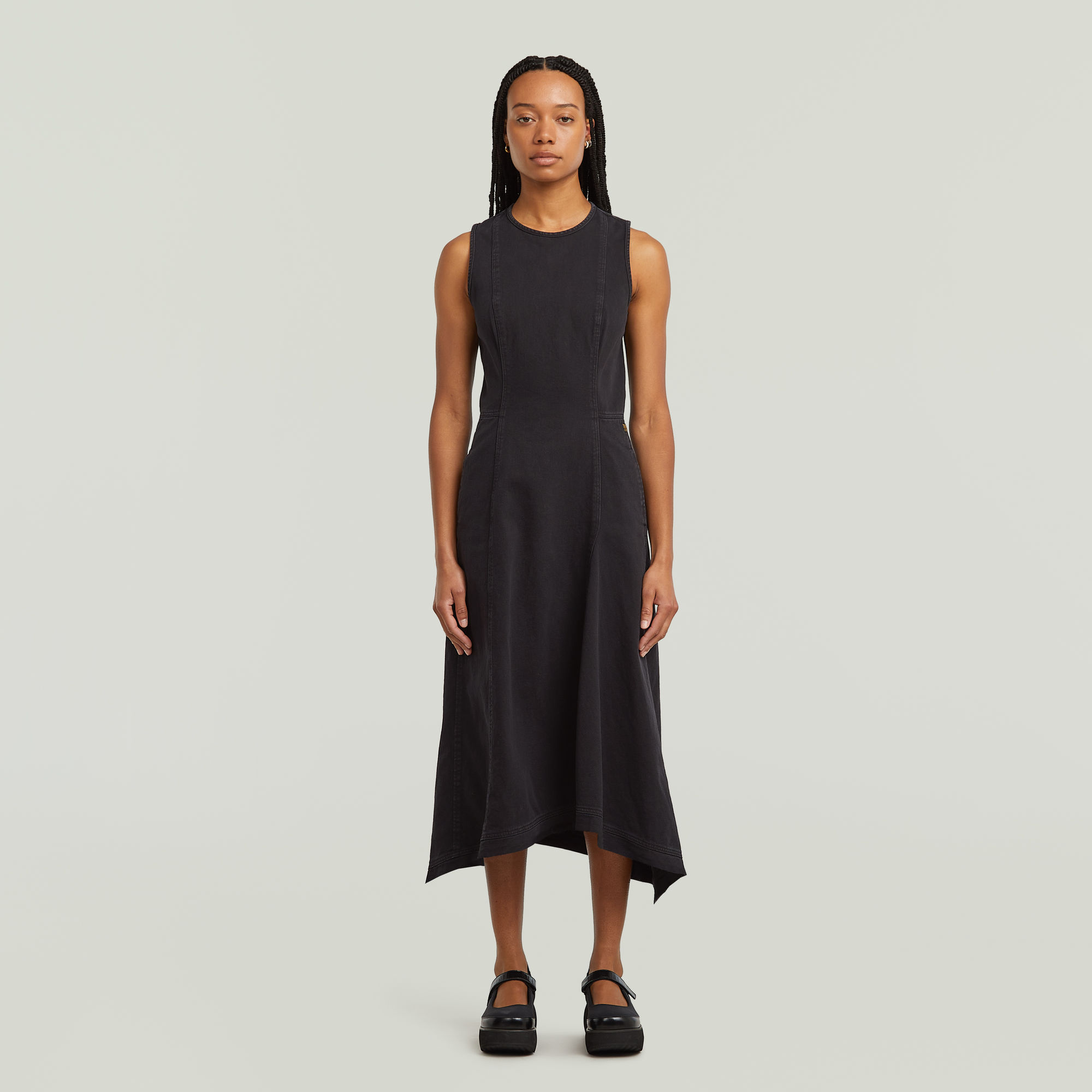 G-Star RAW Corset Flare Jurk - Zwart - Dames