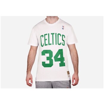 Mitchell And Ness T-shirt Korte Mouw  BNN3CW19045BCEWHIT00PPI