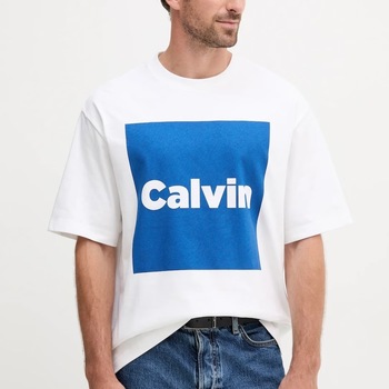 Calvin Klein Jeans T-shirt Korte Mouw  CALVIN BOX GRA