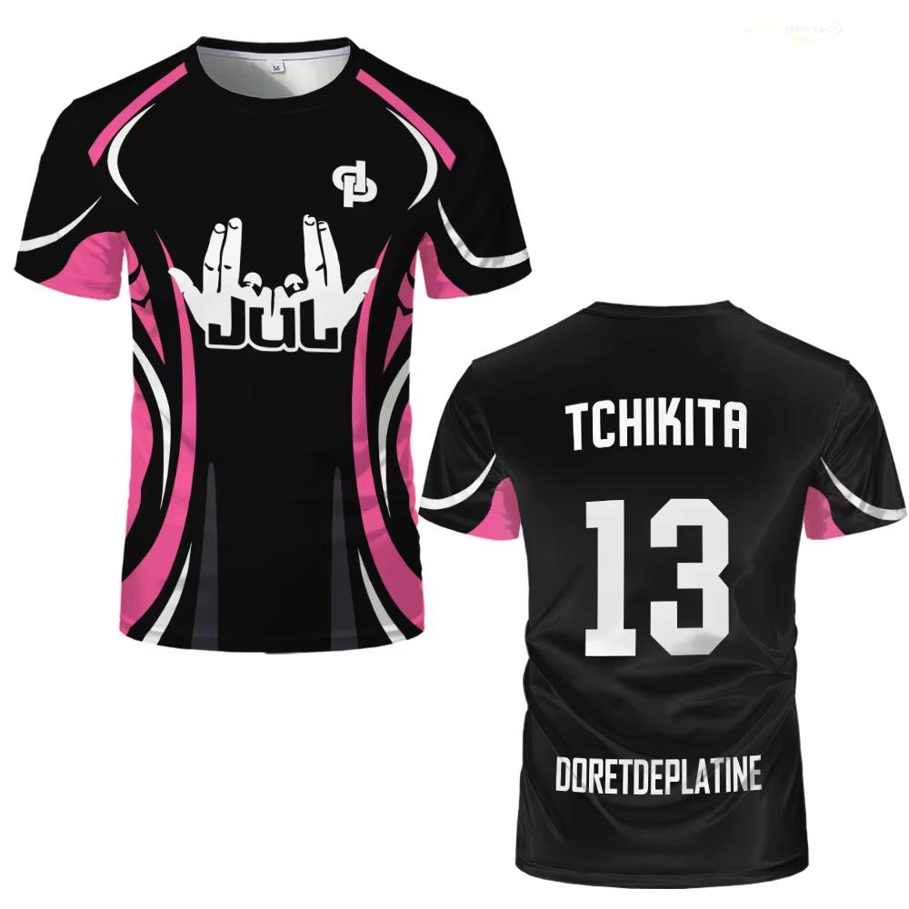 ETST 03 JUL Football Jersey Sport Quick-dry Breathable Men T-shirt DP Outdoor Street Racing Team Training Short-sleeve Clothing Y2K TOP S