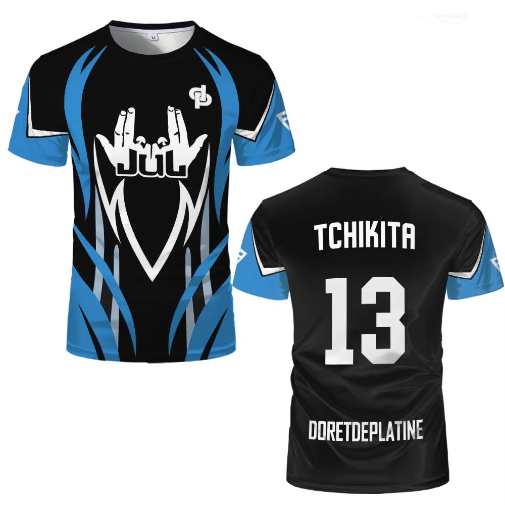 ETST 03 JUL Football Jersey Sport Quick-dry Breathable Men T-shirt DP Outdoor Street Racing Team Training Short-sleeve Clothing Y2K TOP L