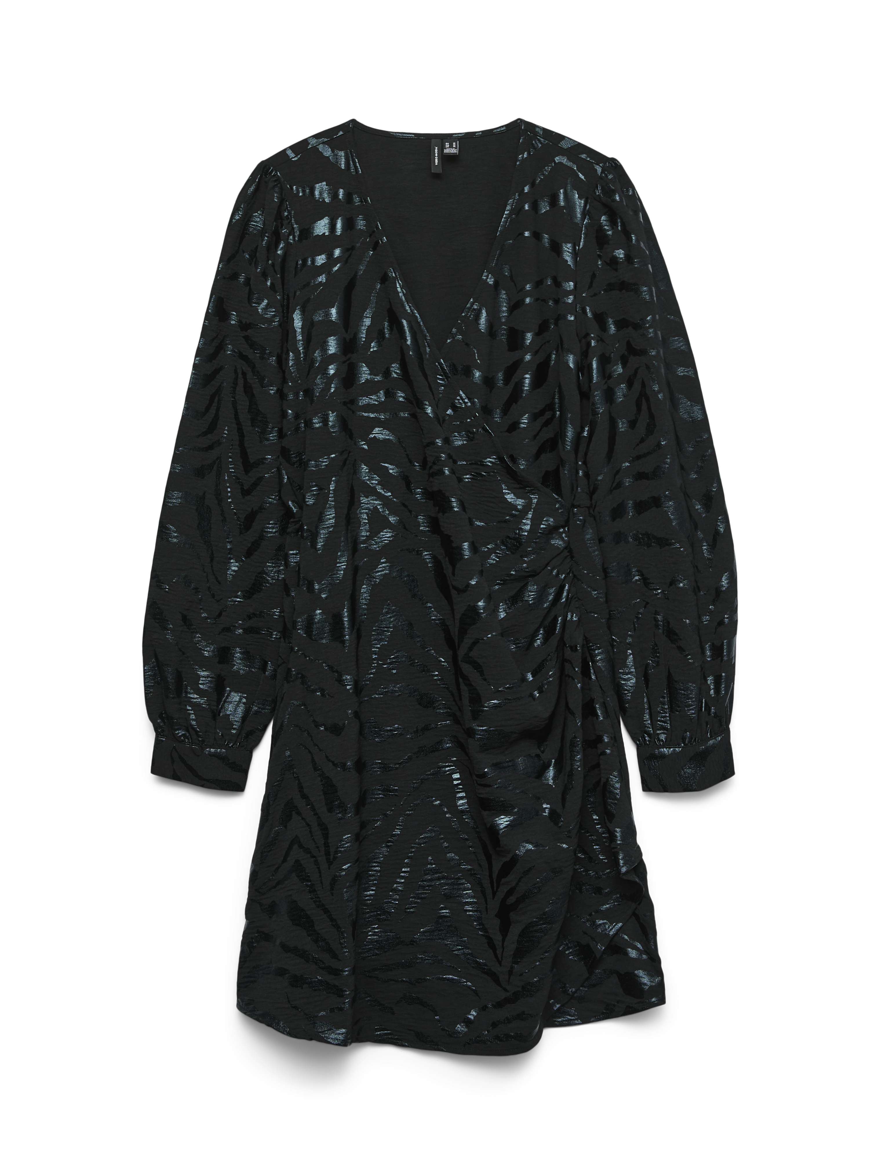 Vero Moda vmcarla foil l/s short wrap dress w 10335942 -