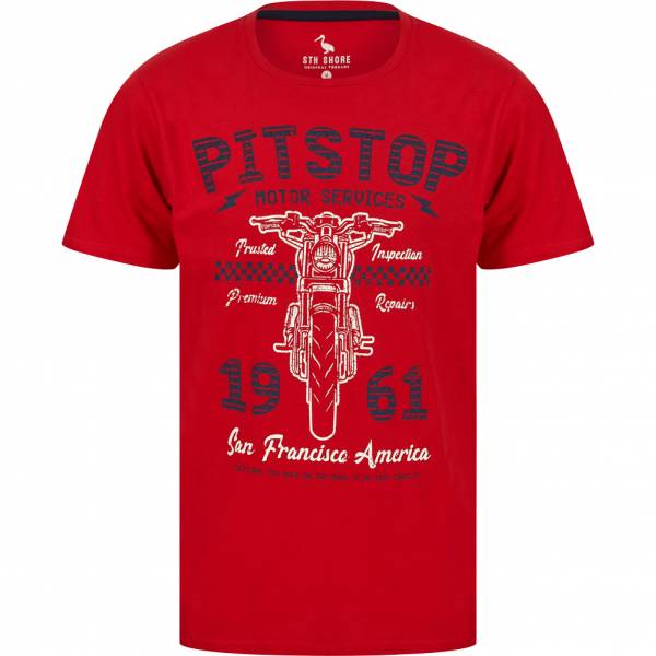 Sth. Shore Pitstop Heren T-shirt 1C18090 Barados Kers