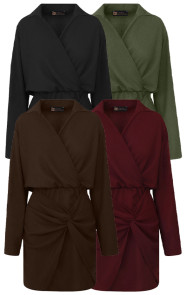 The Musthaves Musthave Deal Draped Stretch Dresses