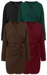The Musthaves Musthave Deal Scuba Long Sleeve Jurken