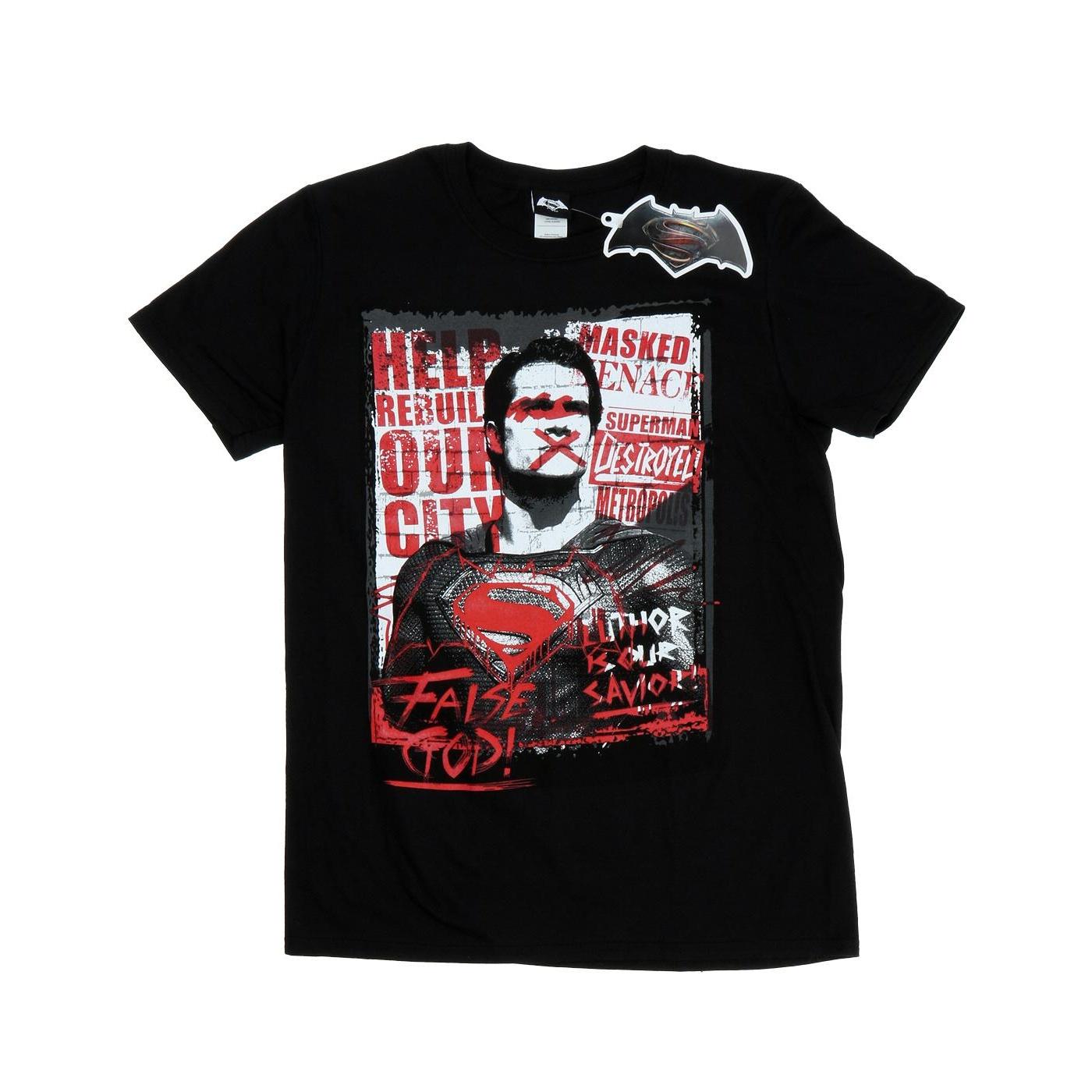 DC Comics Heren Batman v Superman Valse God T-shirt M
