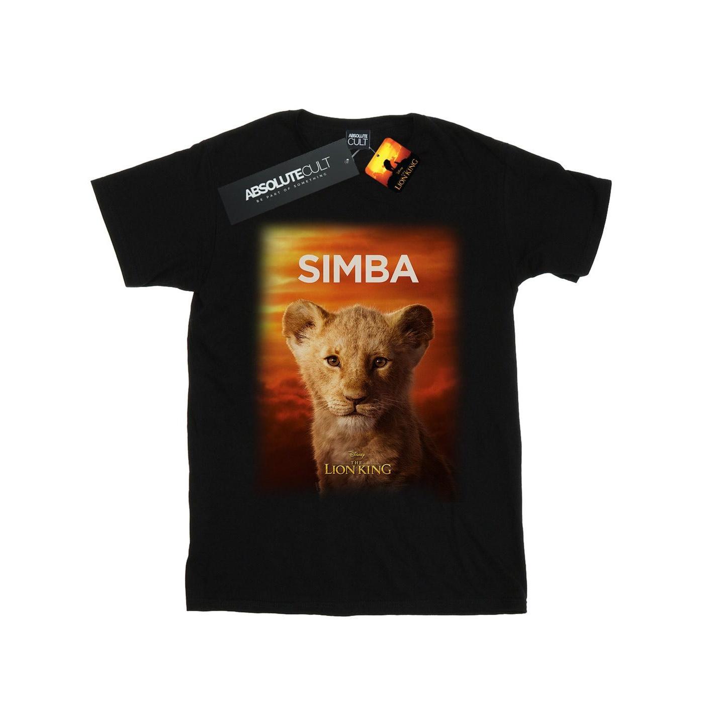 Disney Heren The Lion King Movie Baby Simba Poster T-shirt M