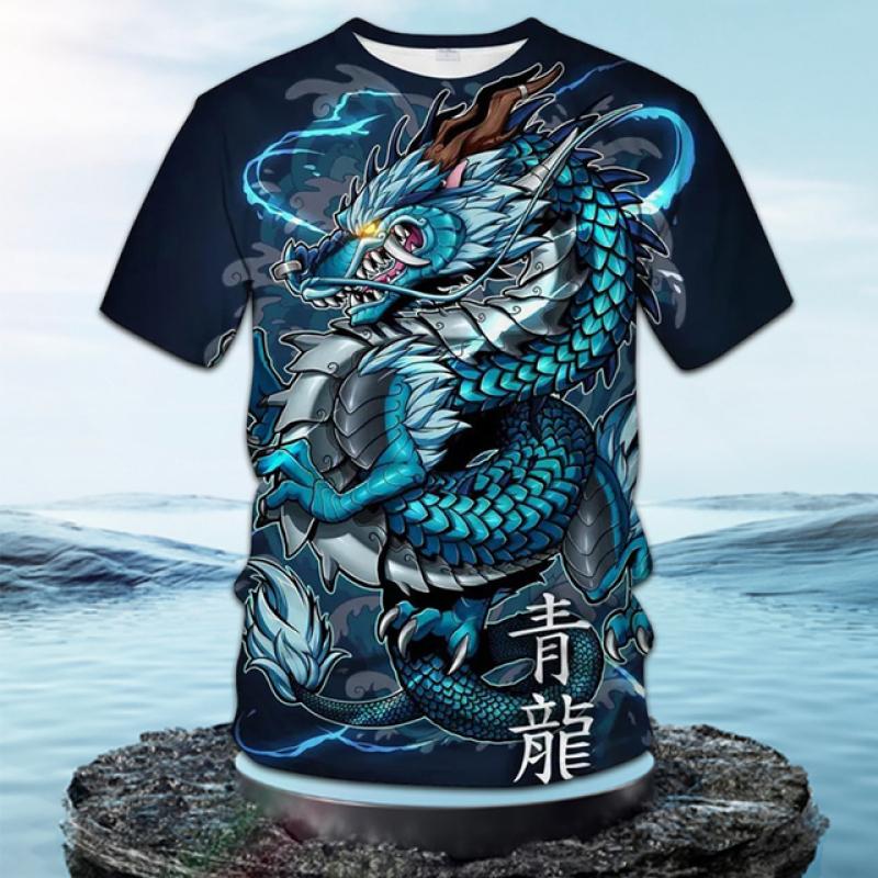 ETST 07 Zomer 3D T-shirt Grappige Vlinderdas 3D Bedrukte T-shirts Mannen Zomer Mode Korte Mouw T-shirt S