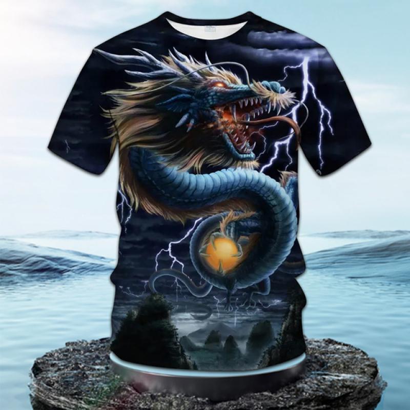 ETST 07 Zomer 3D T-shirt Grappige Vlinderdas 3D Bedrukte T-shirts Mannen Zomer Mode Korte Mouw T-shirt XXL