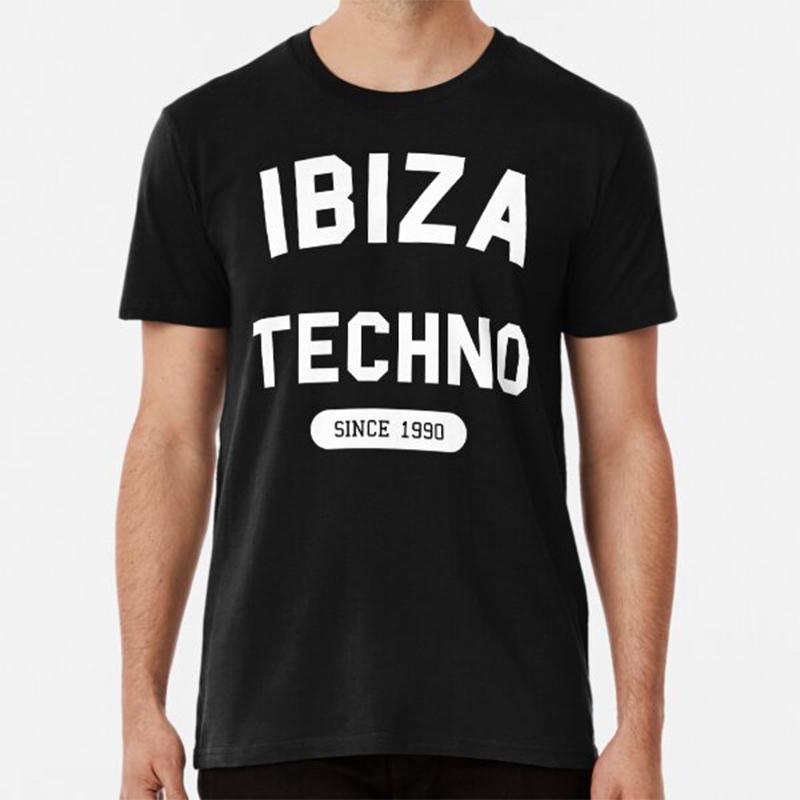 FT T Shirts Plus Size Ushuaia Ibiza Tanz Spanje Disco Space Techno Dj Heren T-shirts Harajuku Katoenen Tops L
