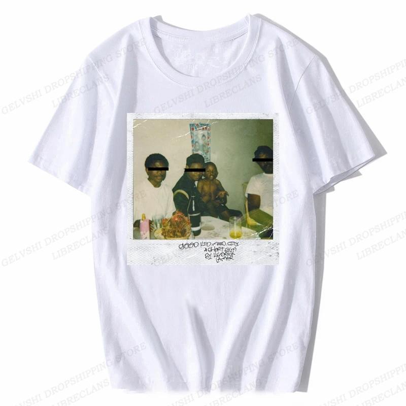 ETST 009 Rapper Kendrick Lamar T-shirt Herenmode T-shirts Katoenen T-shirt Kinderen Hip Hop Tops Tees Zomer Dames T-shirt Jongens Tees Y2k Kleding L