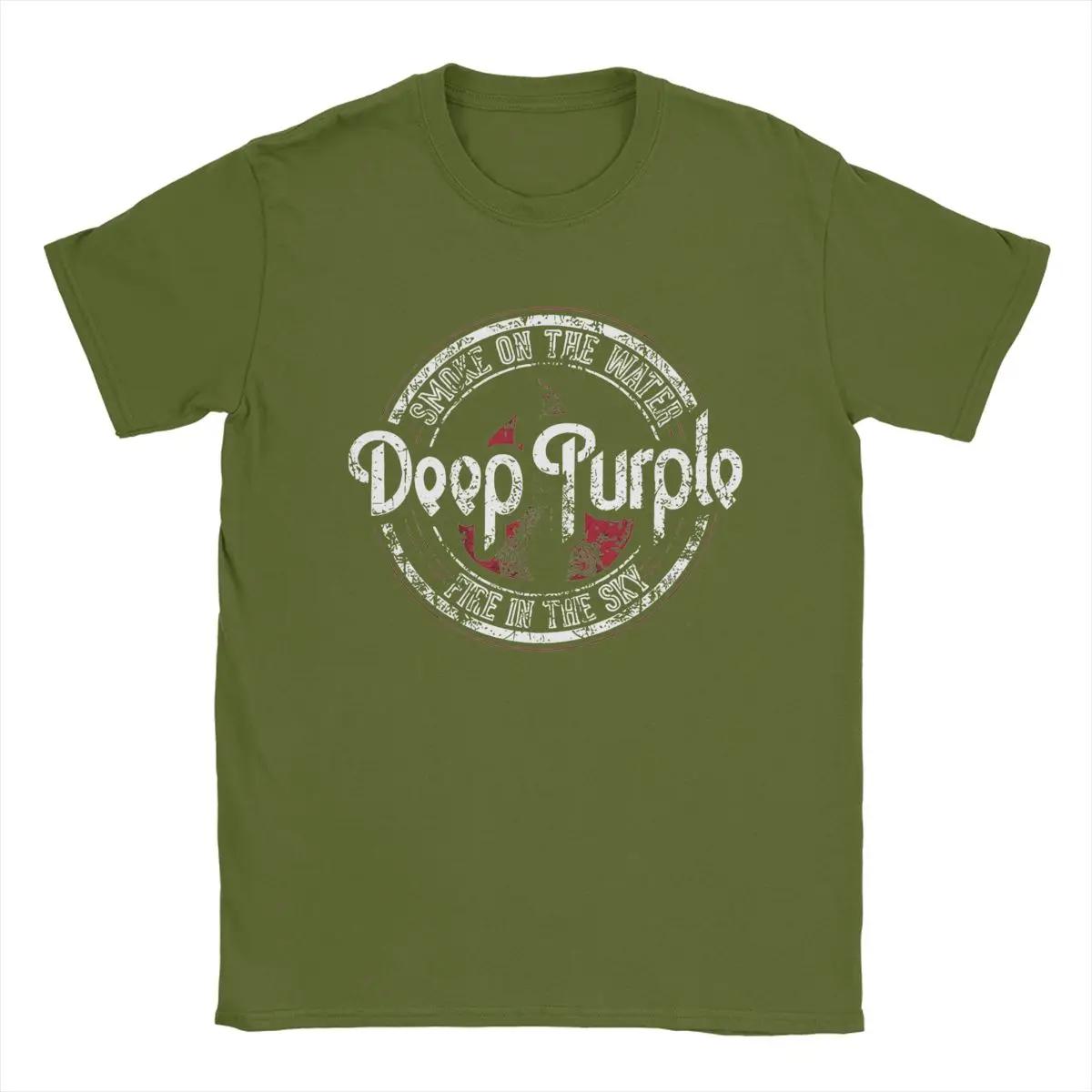 Comfortable season Dieppaars T-shirt voor heren, nieuwigheid, 100% katoenen T-shirt, ronde kraag, korte mouwen, cadeau-idee, kleding XL