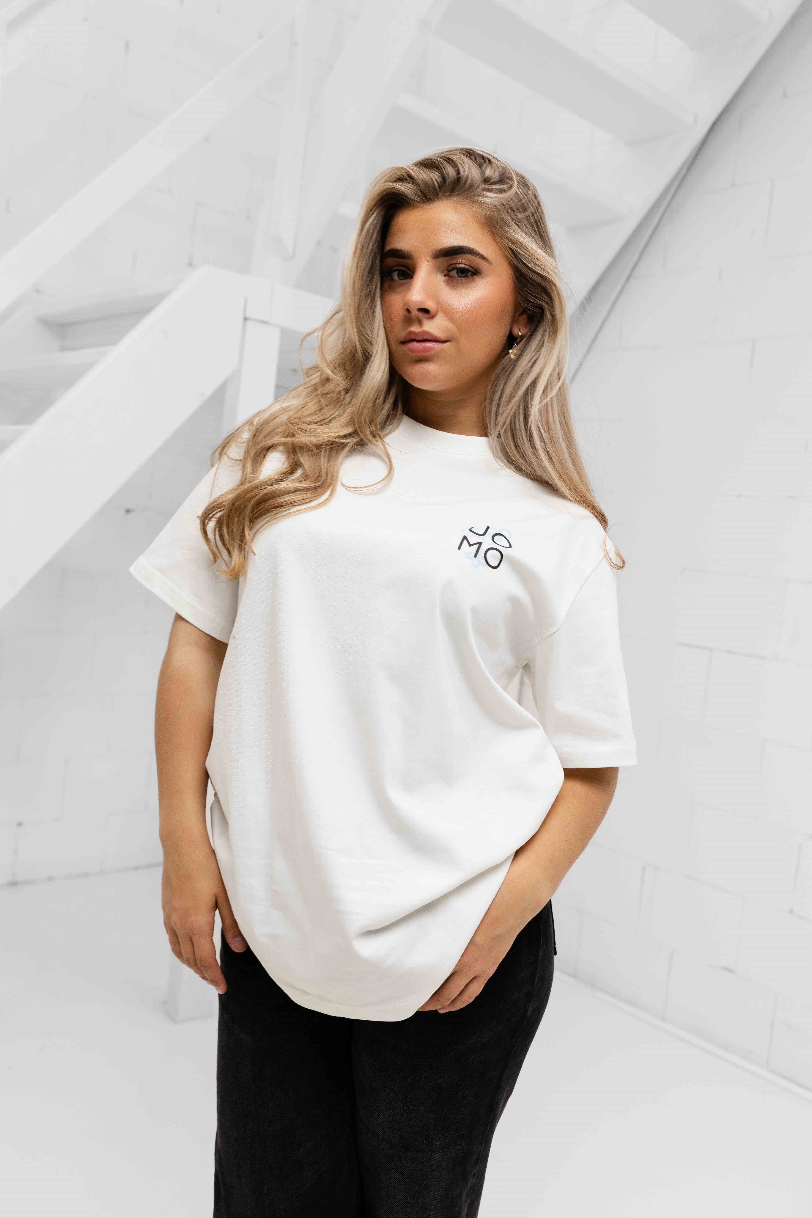 24 Uomo Flora 2.0 T-shirt Dames Off-White