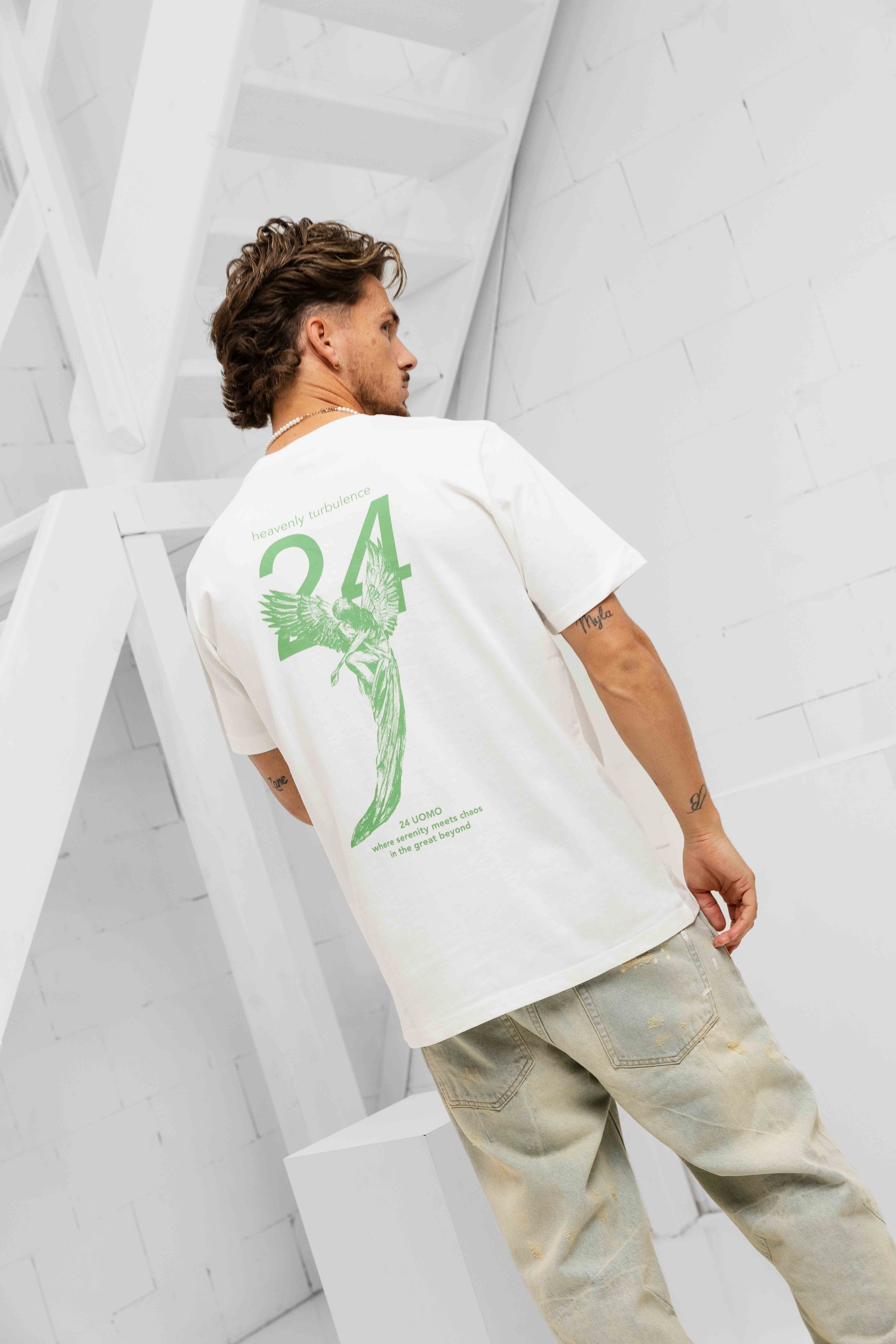 24 Uomo Heavenly Turbulence T-shirt Off-White
