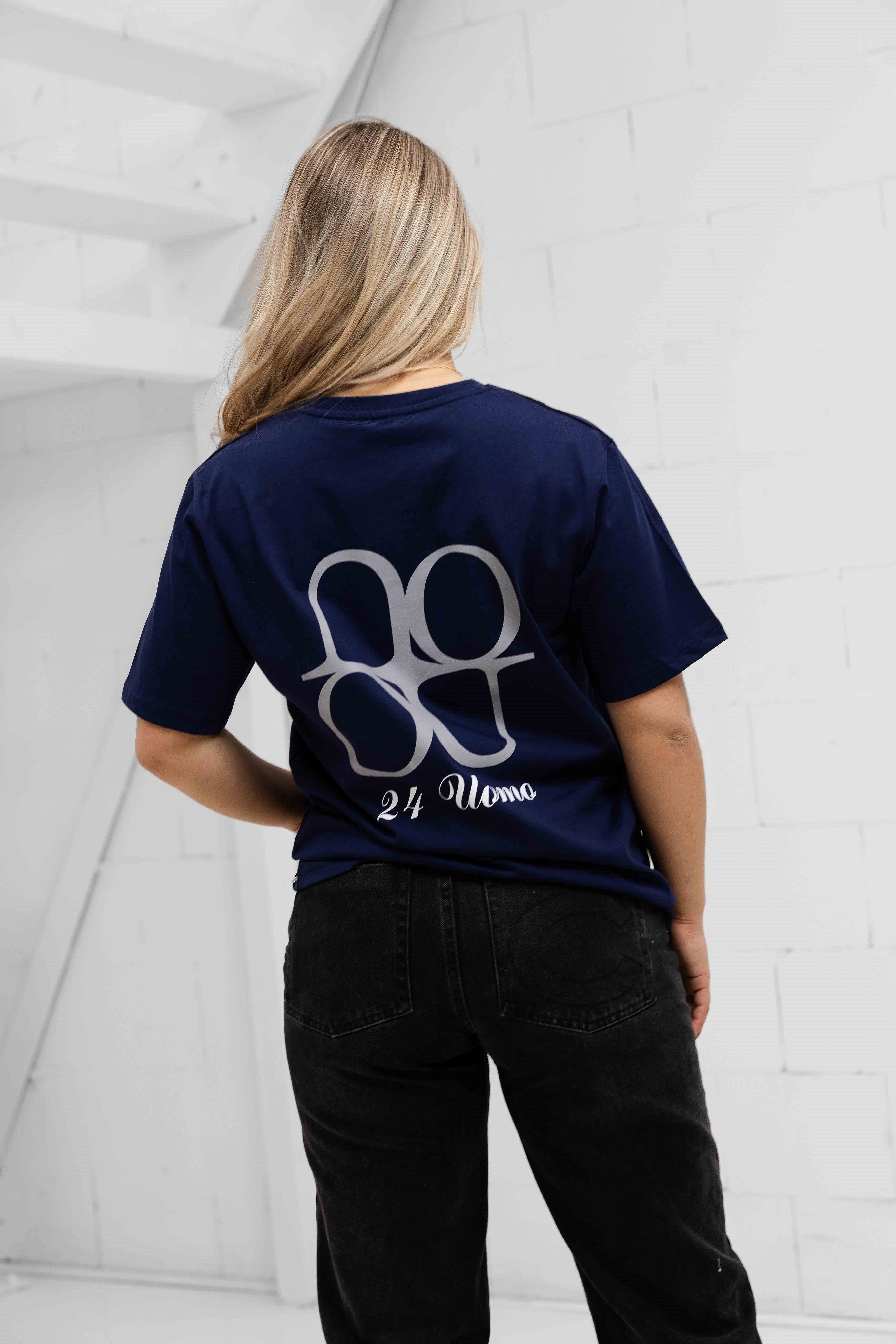 24 Uomo Symbol T-shirt Dames Navy