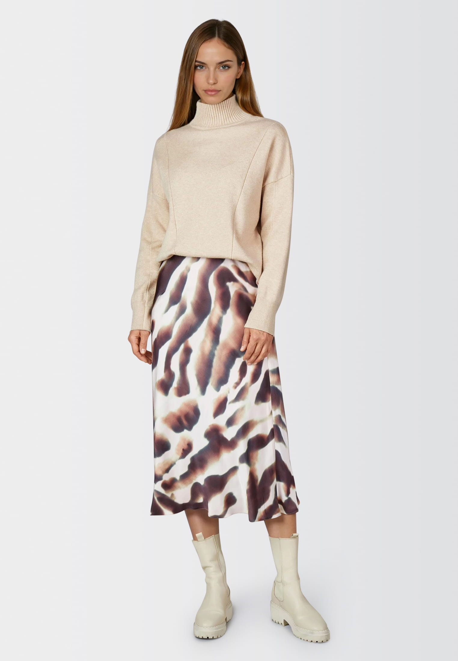 MARC AUREL Pullover mit Teilungsnähten