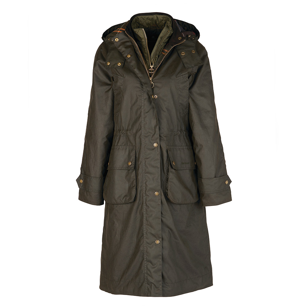Barbour Dames waxjas Cannich Olive lang
