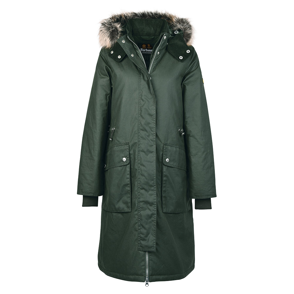Barbour International Dames waxjas Romana Duffle Bag