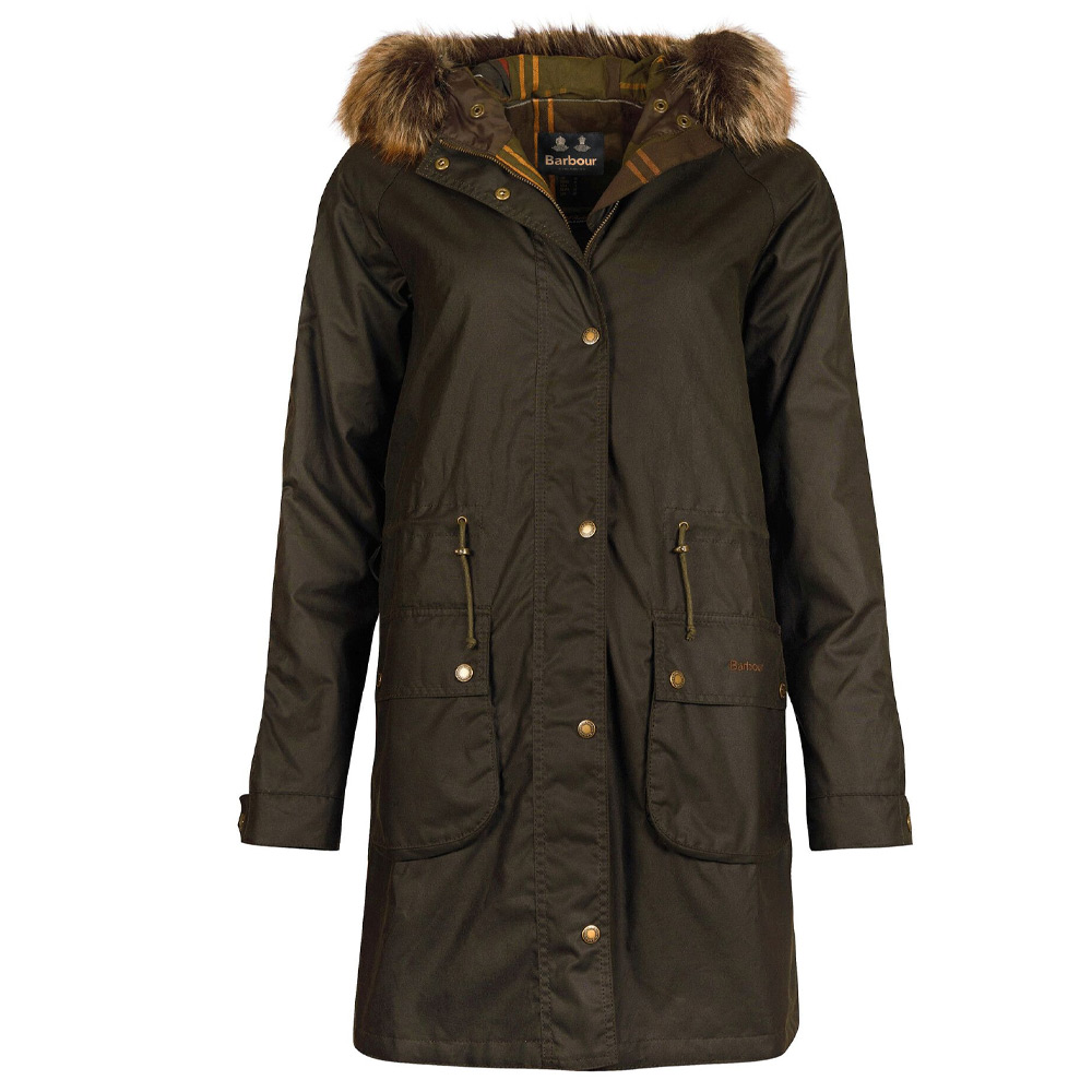 Barbour Dames Waxjas Mull Olive Classic