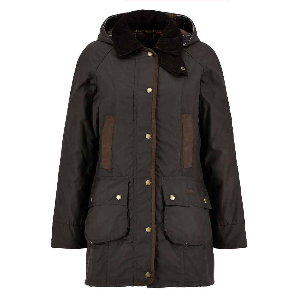Barbour Dames waxjas Bower Olive