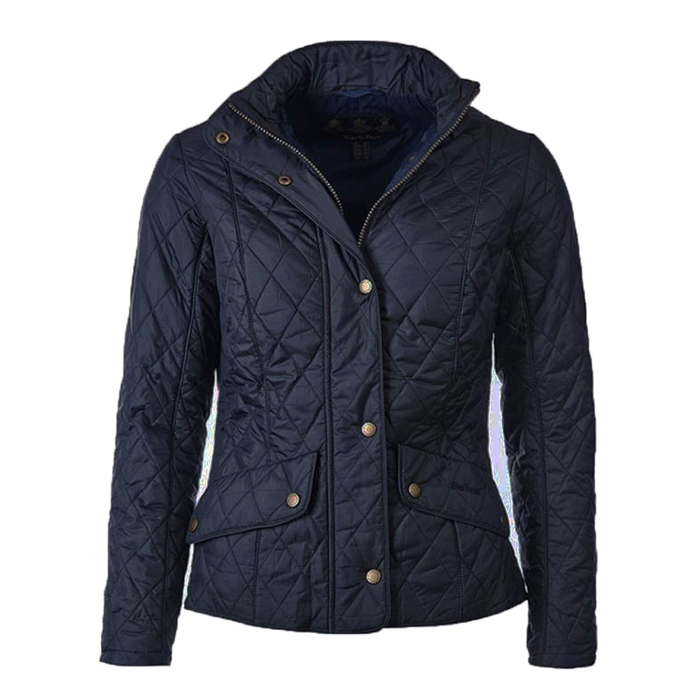 Barbour Damesjas Flyweight Cavalry Quilt Navy