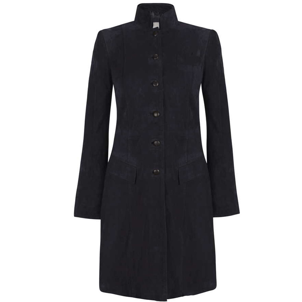 Anna Lascata Dames Long coat navy