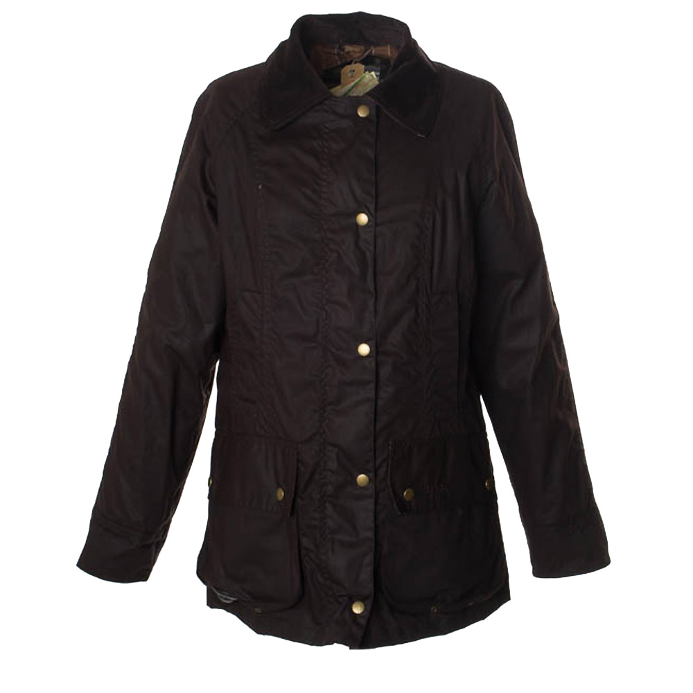 Barbour Dames waxjas Flyweight Beadnell Tartan