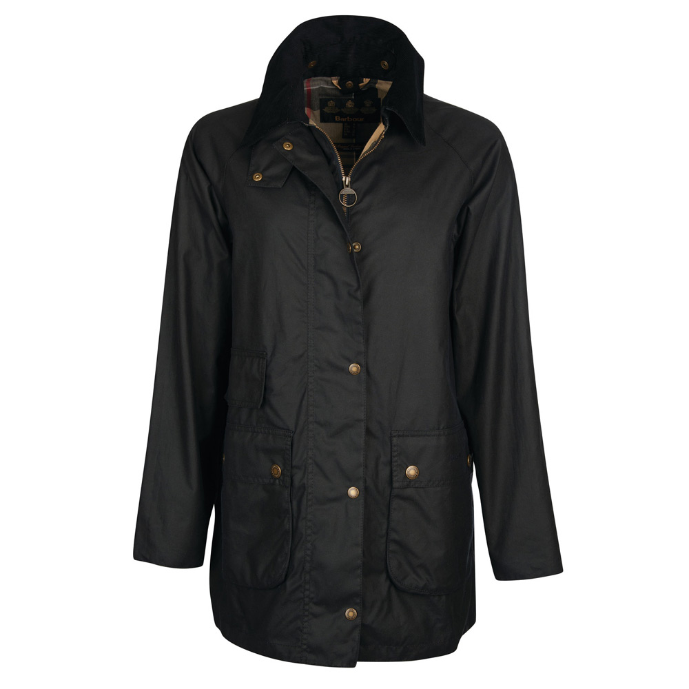 Barbour Dames waxjas Tain Navy