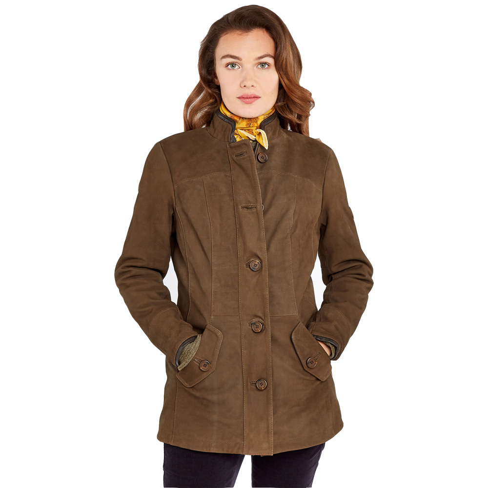 Dubarry Damesjas Joyce leer walnut