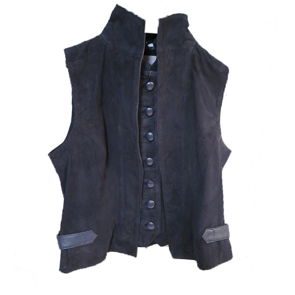 Anna Lascata Damesgilet double waistcoat navy