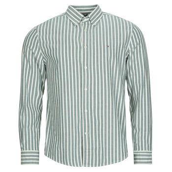 Tommy Hilfiger Overhemd Korte Mouw  FLANNEL STRIPE RF SHIRT