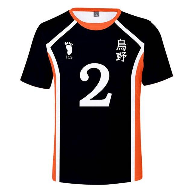Building Toys Nieuwe Anime Haikyuu Cosplay Kostuum Hinata Shoyo 3d T-Shirt Karasuno High School Volleybal Tops Kageyama Tobio Tiener Sweatshirt M