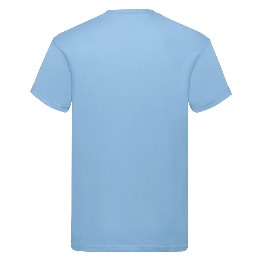 Fruit Of The Loom Heren origineel T-shirt met korte mouwen XXL hemelsblauwe kleur