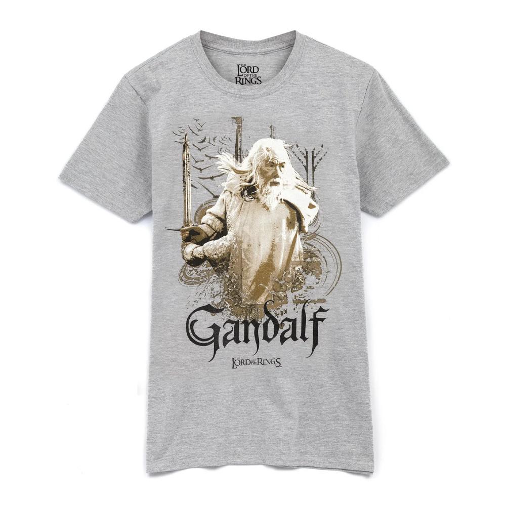 The Lord Of The Rings De Lord of the Rings Heren Gandalf Heather T-shirt S