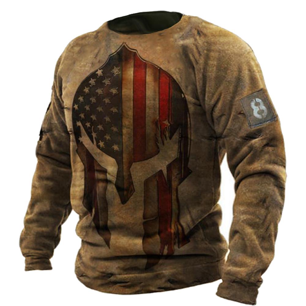 ETST WENDY Vintage Lange Mouwen T-shirt Mannen Casual T-shirts 3d Print Harajuku Tops 2022 Creatieve Persoonlijkheid Shirt Oversized Mannelijke Kleding 6XL