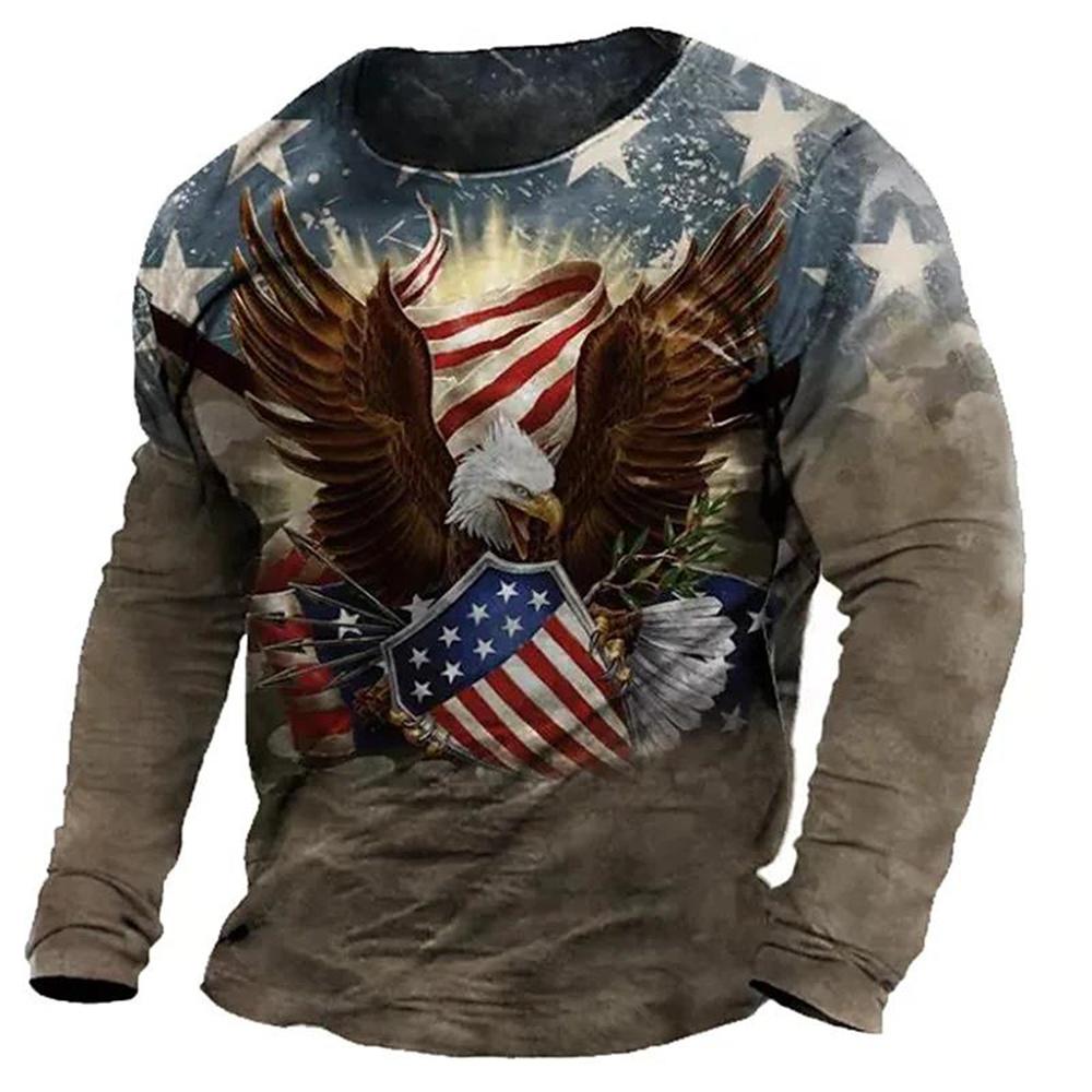ETST WENDY Vintage Lange Mouwen T-shirt Mannen Casual T-shirts 3d Print Harajuku Tops 2022 Creatieve Persoonlijkheid Shirt Oversized Mannelijke Kleding 4XL