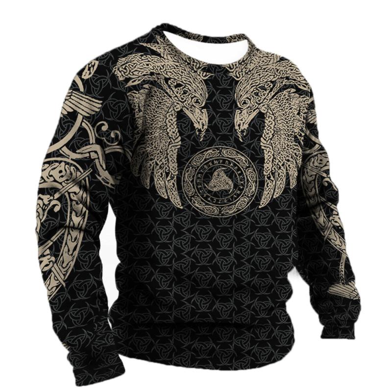 ETST WENDY Vintage Lange Mouwen T-shirt Mannen Casual T-shirts 3d Print Harajuku Tops 2022 Creatieve Persoonlijkheid Shirt Oversized Mannelijke Kleding 3XL