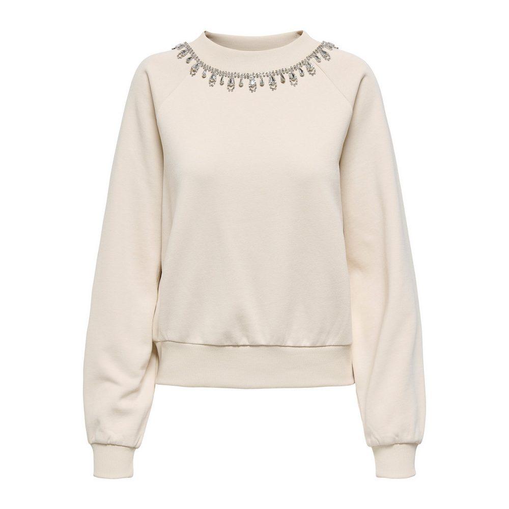 Only Sweatshirt ONLJETT L/S O-NECK EMB. BOX SWT
