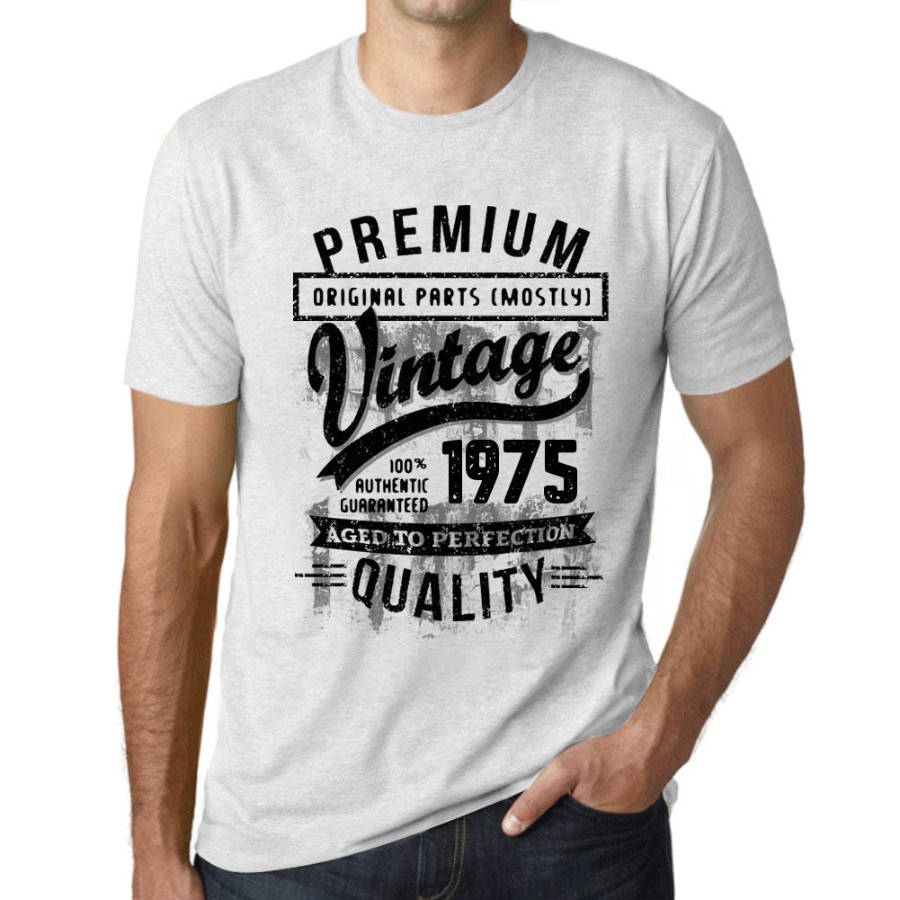 Ultrabasic  Homme T-shirt Graphique Vintage Jaar Cadeau 1975 XS witte rookkleur