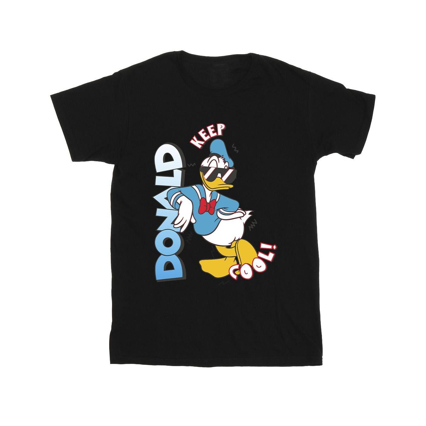 Disney Heren Donald Duck Cool T-shirt XXL zwart