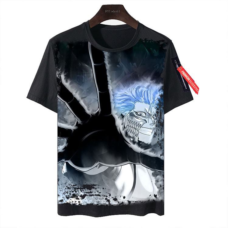 Wish Today Kurosaki Ichigo Death God Bleach T-shirt: Korte mouwen grensoverschrijdende kleding M