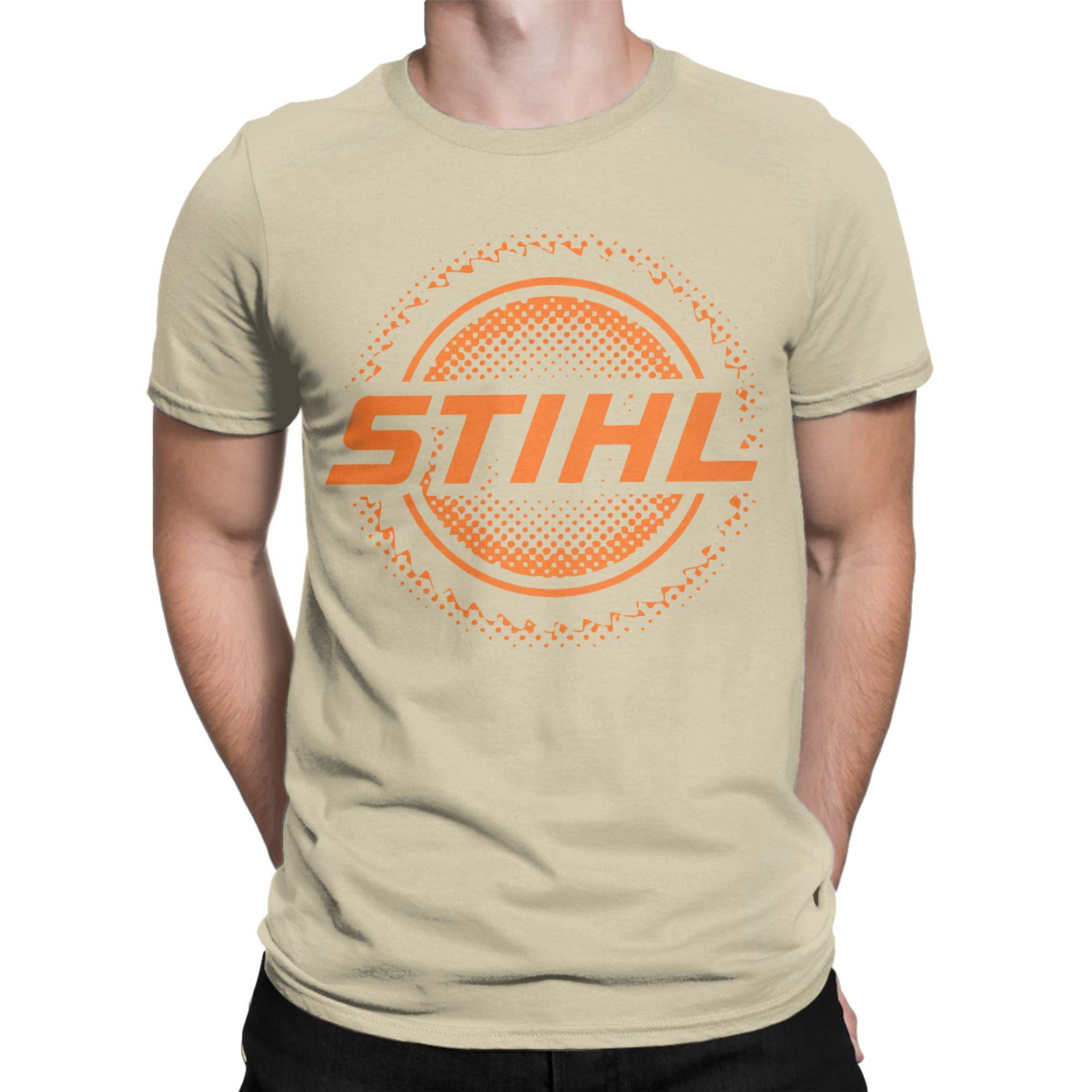 The best product for you Graphic Printing s-stihls T Shirt For Unisex  Pure Cotton Tee Shirt Short Sleeve Clothes XXXL kaki