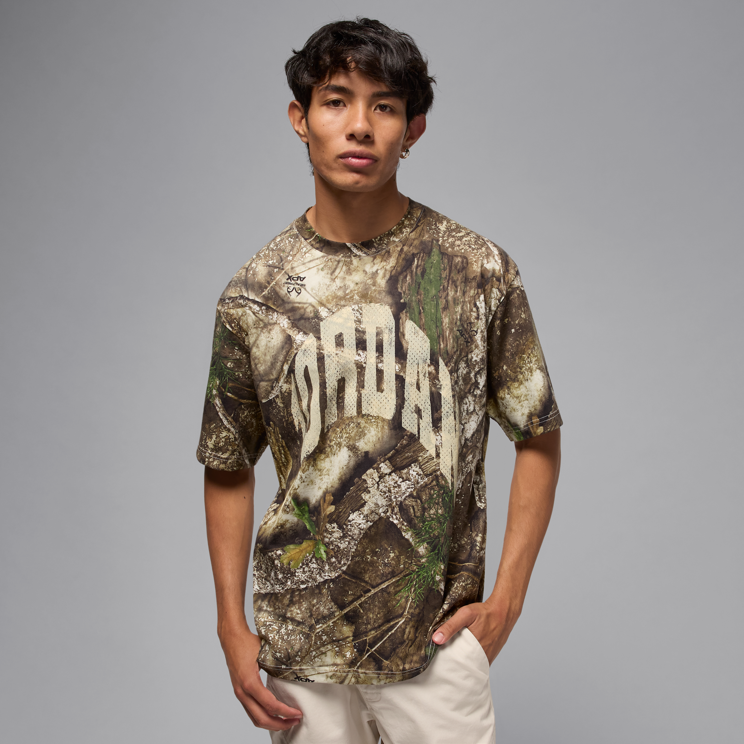 Jordan Brooklyn Realtree Camo T-Shirt, bruin