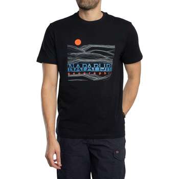 Napapijri T-shirt Korte Mouw  Ontspannen Buti Grafisch T-shirt