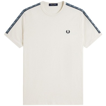 Fred Perry T-shirt Korte Mouw  CONTRAST TAPE RINGER T-SHIR
